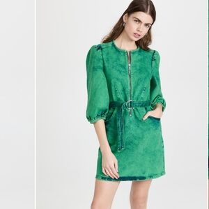 Baum Und Pferdgarten Allana green denim dress